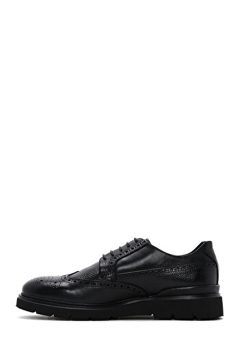 Derimod Men's Black Lace-Up Leather Casual Shoes 25Wfd610818