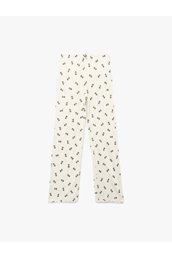 Koton Pamuklu Rahat Kalıp Ayıcık Baskılı Pijama Altı