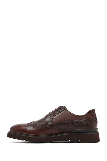 Derimod Men's Brown Lace-Up Leather Casual Shoes 25Wfd610818