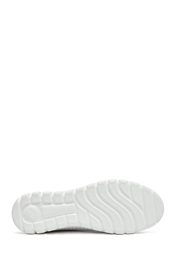 Derimod Kadın Beyaz Bağcıklı Deri Sneaker 25SFD501618