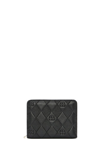 Derimod Women's Black Printed Wallet 000A2D 563026