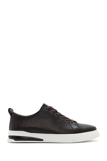 Derimod Men's Brown Lace-Up Leather Sneaker 25Sfd 692518