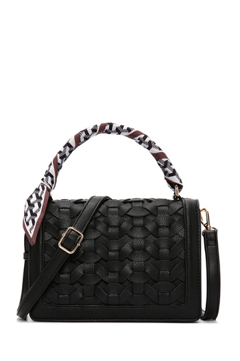 Derimod Women's Black Long Strap Mini Crossbody Bag 25Sbd 281329