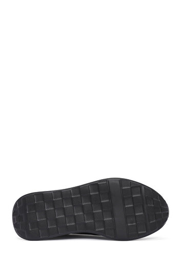 Derimod Erkek Lacivert Bağcıklı Kalın Tabanlı Deri Sneaker 25SFD603718