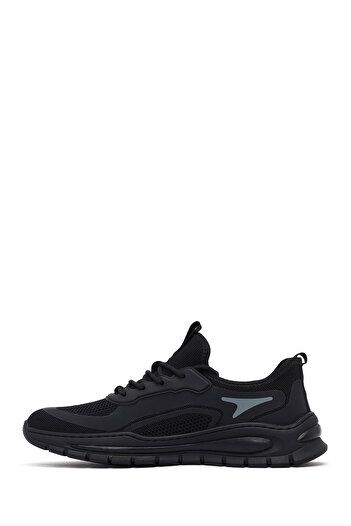 Derimod Zero Men's Black Lace-Up Fabric Sneakers 25Sfd69156F