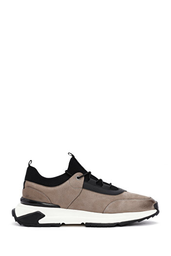 Derimod Men's Mink Lace-Up Nubuck Leather Casual Sneaker 24Wfd7227V3