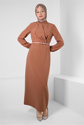 Alvina BELTED STONE DETAIL STRAIGHT CUT DRESS 43901