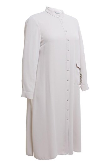 Alvina Plus Size Buttoned Tunic 44447