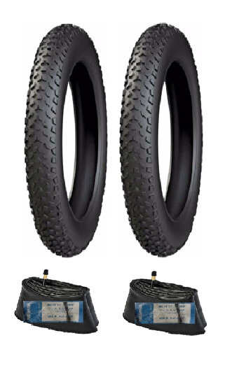 meghna 20 Jant 20x4.00 ZIRHLI Fat Bike Dış Lastiği X 2 Adet + İç Lastik Seti