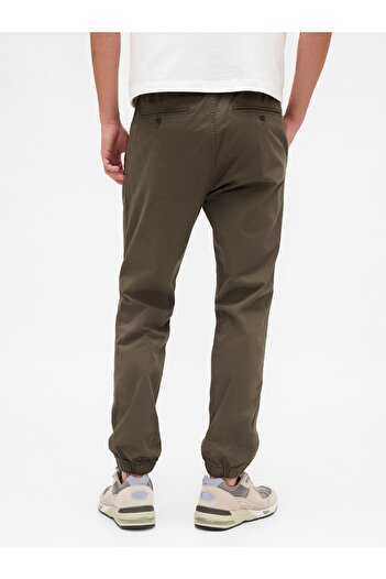 GAP Erkek Açık Yeşil Flex Slim Jogger Pantolon