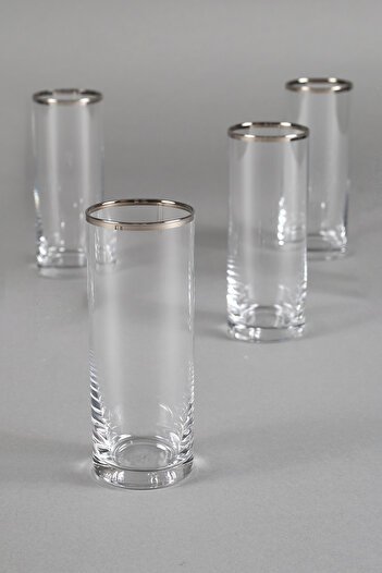 Rakle Avantgarde Platinum Set of 4 Raki Glasses 195 Cc