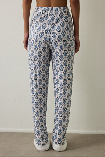 Penti Pantaloni de pijama cu efect termic Floral Tea Time