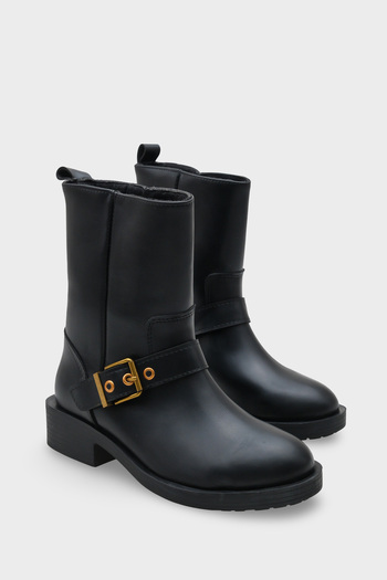 Capone Outfitters Ελαστικές μπότες μοτοσικλετιστή Ruthy με μεταλλικά αξεσουάρ