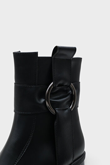 Capone Outfitters Γυναικείες μπότες με μεσαίο τακούνι με φερμουάρ στο πλάι Tiffany