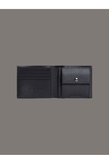 Calvin Klein Siyah Erkek Deri Cüzdan MATTE BILLFOLD W/COIN