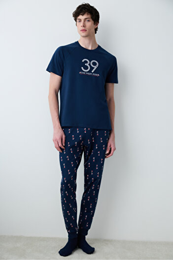 Penti West Pier Pyjama-Set mit mehrfarbigen Hosen