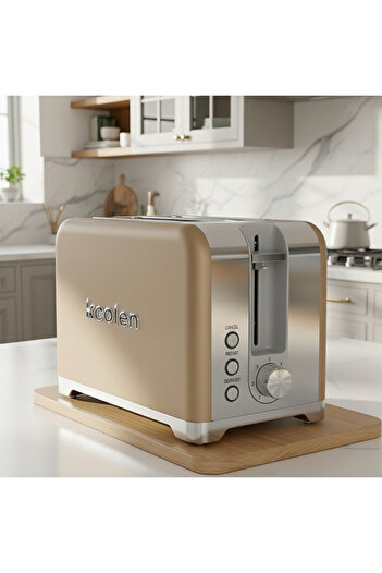 KOLEN Kolin Electric Toaster Gold 930W
