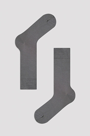 Penti Men's Mercerized Anthracite Socks