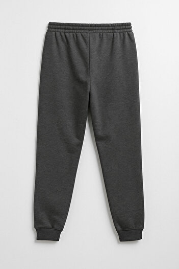MARKAPIA Anthracite Sweatpants with Elastic Legs for Men
