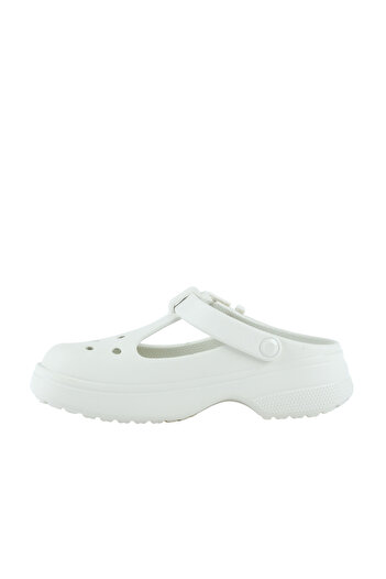 Crocs Класически дамски кремави пантофки Mary Jane (210581-0HZ)