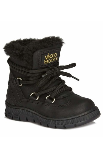 Vicco Unisex Bebek Siyah Bot 946.b20k.222