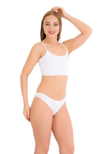 Newlilla 10030 Brazil String 3'lü Kadın Külot 10030-v5