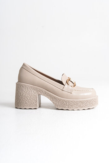 luuq shoes Γυναικεία Loafer παπούτσια με λεπτομέρεια με αγκράφα LOFIN