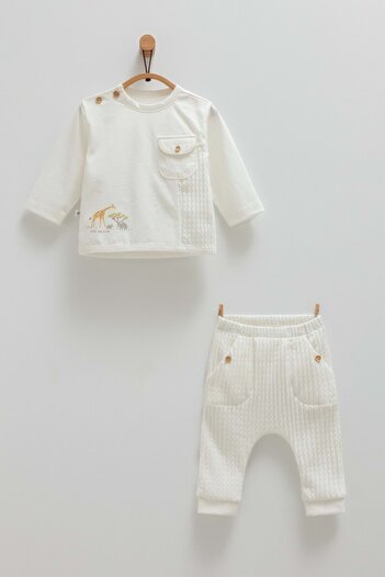 Caramell Safari Time Double Set Ecru
