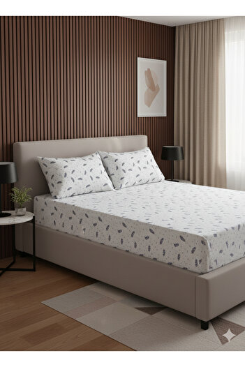pınarhome collectıon ''Pazen'' Fabric 100% Cotton (Nostalgic Patterns That Will Remind You of 90S) Elastic Fitted Sheet+ Pillowcase)