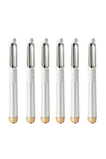 Victorinox 6-Piece Vegetable Peeler Set - White