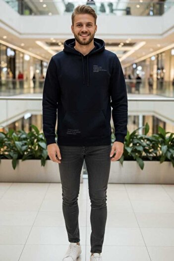 Voltaj Juan Hooded Men's Sweatshirt Black
