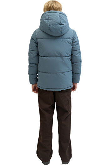 Jack & Jones JACK &JONES Speed Puffer JNR winter jacket - 12246122-Stormy Weather