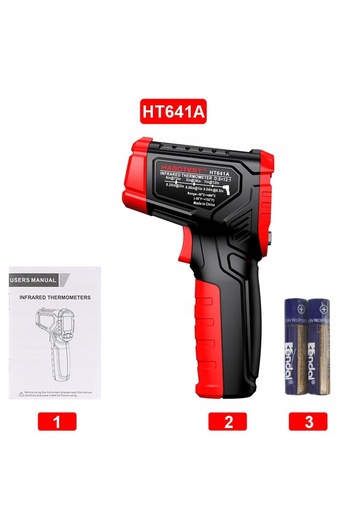 Other NON-CONTACT INFRARED THERMOMETER PYROMETER ADJUSTABLE EMISSIVITY -40 +400°C