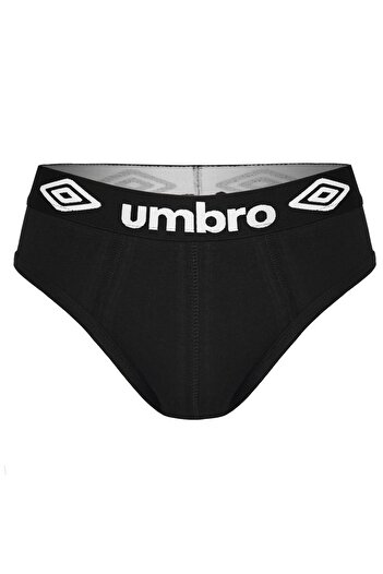 UMBRO Men’s Cotton Black Briefs Underwear – 8-Pack Set