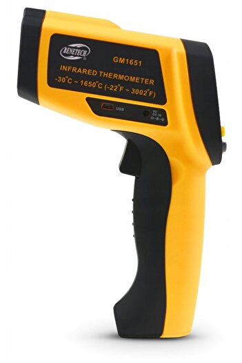 Other NON-CONTACT LASER THERMOMETER PYROMETER +1650° USB