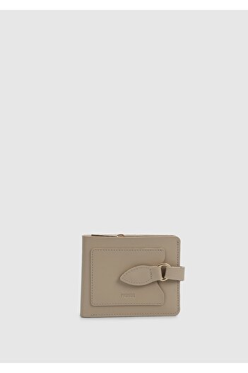 Provoq Beige Ady25005 Beige Card Holder