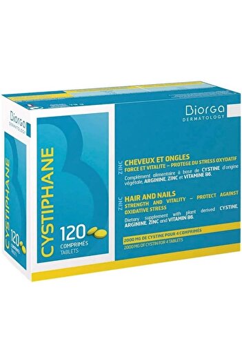 Biorga Cystiphane Hair And Nails Supplement 120 Tablets
