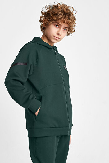Lescon Children's Zippered Hooded Sweatshirt 25N-3101
