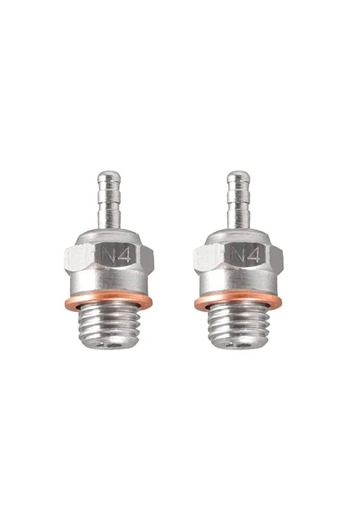 Choice 2pcs N4 2pcs 6pcs N3 N4 #3 #4 Hot Spark Glow Plug Replace OS for Traxxas Kyosho HSP HPI Redcat 1/8 1