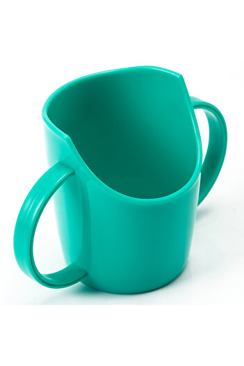 Choice green Baby learns to drink water cup, baby drinks water and milk, anti choking and nose protection,