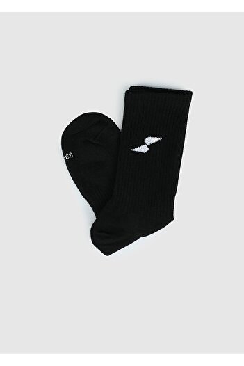 Eclipse Sport Black Es003 Long Black Socks