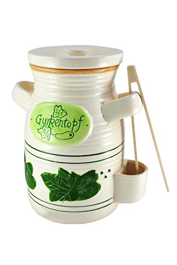 Other SŁÓJ CERAMICZNY DO OGÓRKÓW 2L+ SZCZYPCE