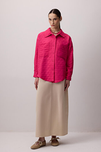 Touché Privé Capitone Shirt with Printed Back