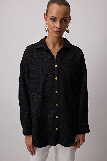 Touché Privé Embroidered Gabardine Shirt