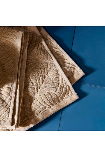 Other Towel | ESTRELLA | Cotton beige with leaves | 70x130 cm | 897028