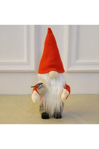 HOFF Dancing Christmas dwarf figurine, Hoff, musical function, battery operated, H 40 cm