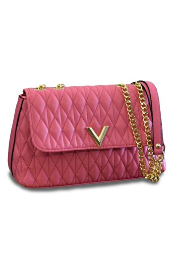 ALLURE - Geanta Dama Vienna Fuschia 30x18x12cm Piele Ecologica
