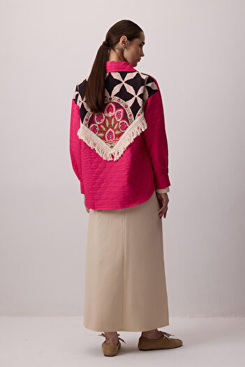 Touché Privé Capitone Shirt with Printed Back