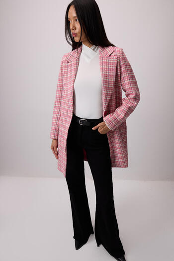 Touché Privé Midi Tweed Blazer Jacket