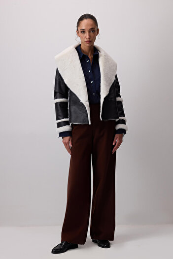 Touché Privé Fur Vegan Leather Jacket